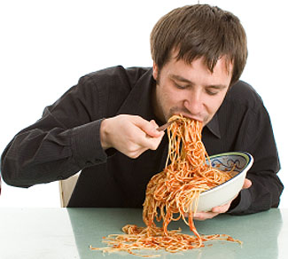 Eating Spaghetti
